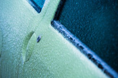 Frozen car door  clipart