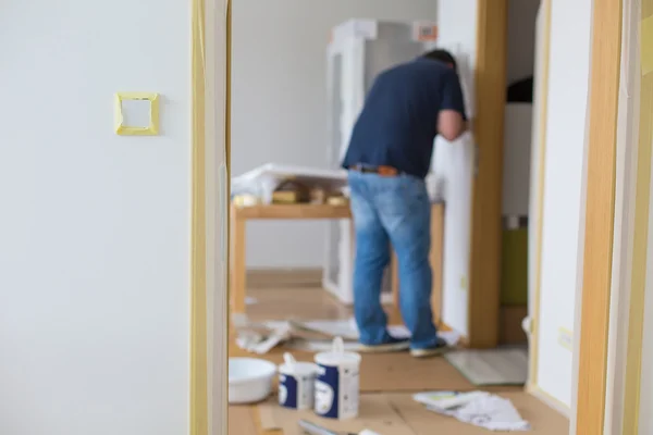 Protección antes de pintar —  Fotos de Stock