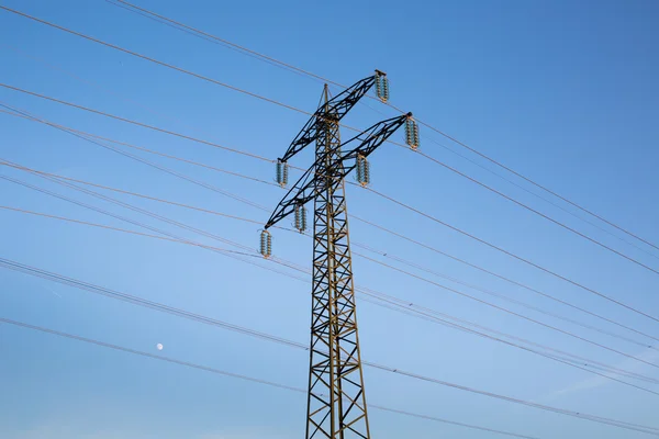 Electric power lines — Stock Photo, Image