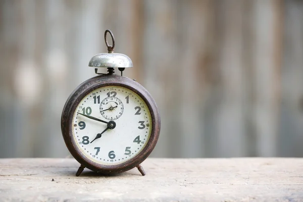 Vintage metal analog alarm clock