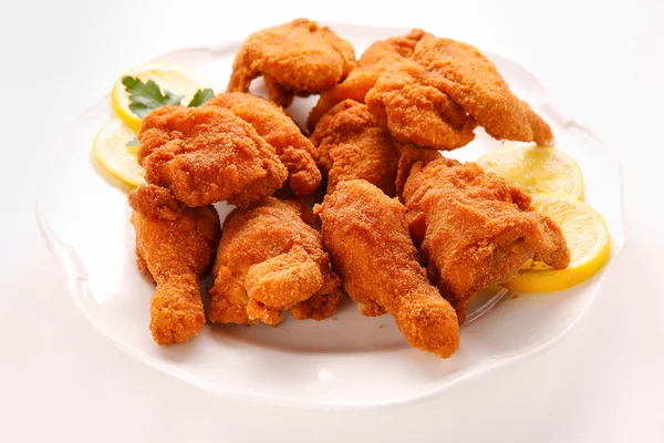 Alitas de pollo fritas — Foto de Stock