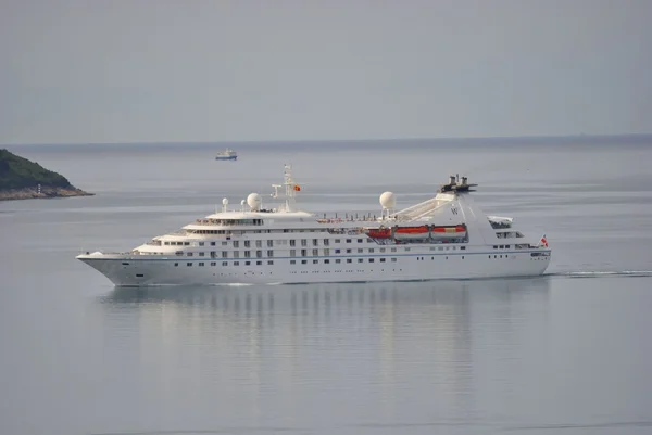 Yıldız gurur yolcu gemisi Adriyatik Denizi.