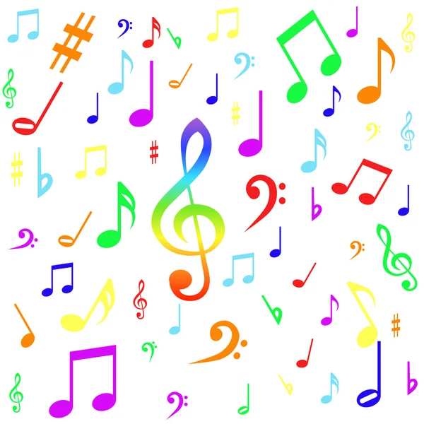 Renkli notlar seamless modeli