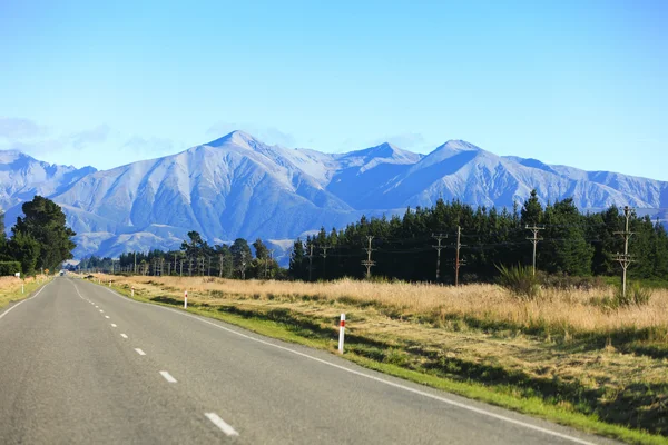 Viagem de carro na Nova Zelândia — Fotografia de Stock