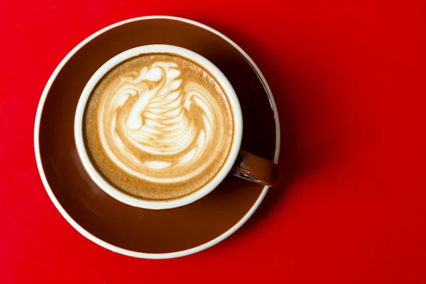 Gorące latte — Zdjęcie stockowe