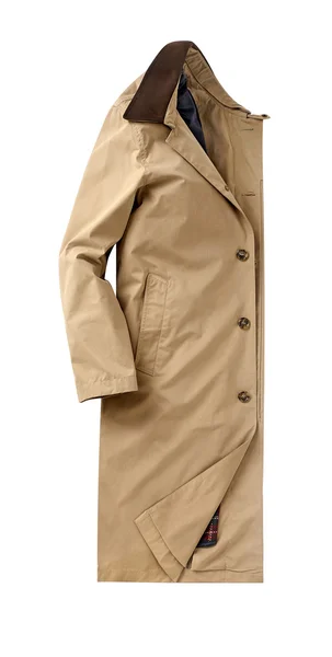 Pánská kabát izolované na bílém — Stock fotografie