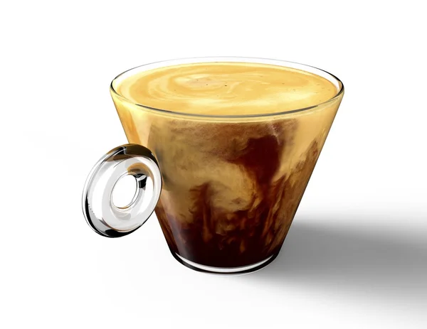 Kaffeetasse mit Kaffee — Stockfoto