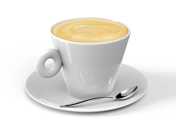 Šálek kávy s kávou — Stock fotografie