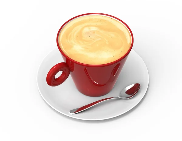 Šálek kávy s kávou — Stock fotografie