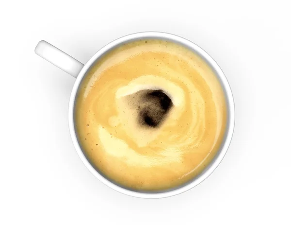 Чашка кофе с кофе — стоковое фото