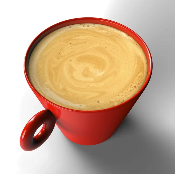 Чашка кофе с кофе — стоковое фото