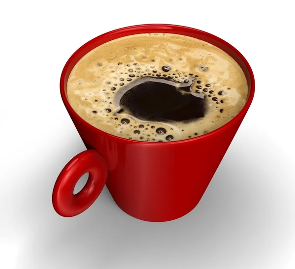 Kaffekopp med kaffe — Stockfoto