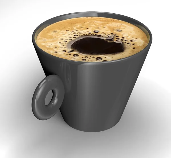 Kahve bardağı ve kahve. — Stok fotoğraf