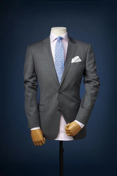 Business suit on Mannequin with clipping path — Stock Photo, Image