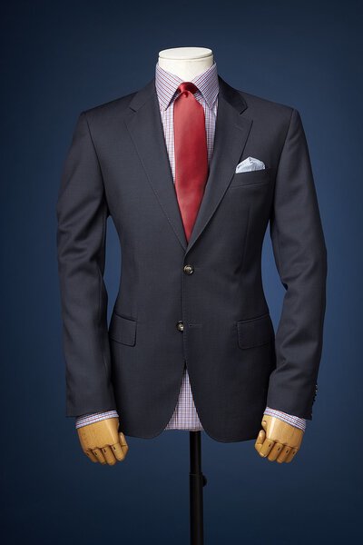 business suit on Mannequin with clipping path