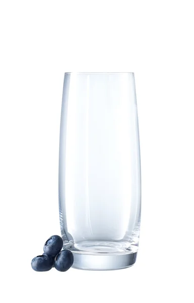 Berry ile boş DRINK cam — Stok fotoğraf