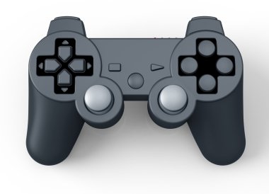 beyaz izole konsol için oyun kumandası