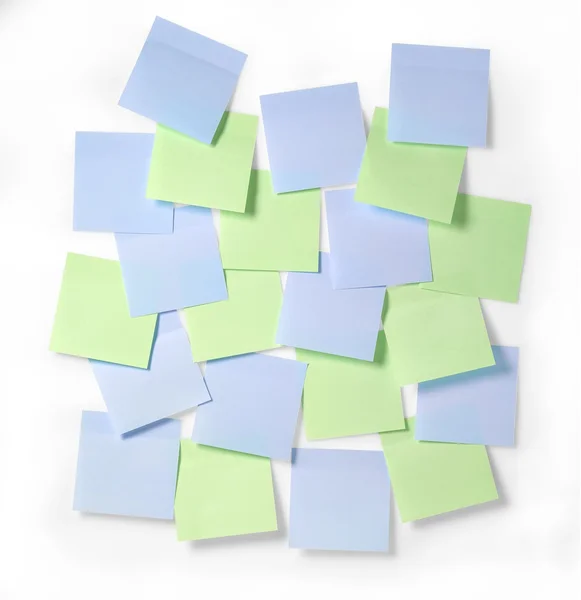 Sticky Notes isolated on a white back ground — Stock Photo, Image