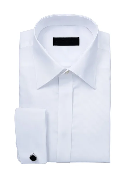 Chemise homme isolée sur fond blanc — Photo