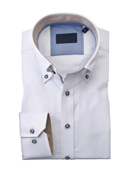 Mens shirt isolated  on a white background — Stock Photo, Image