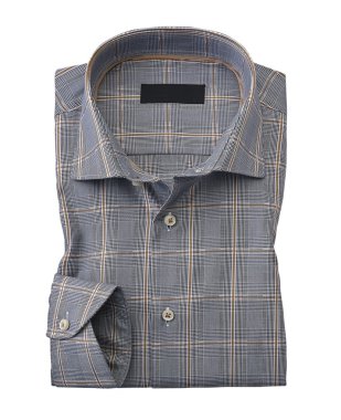 Beyaz bir arka plan üzerinde izole erkek gömlek