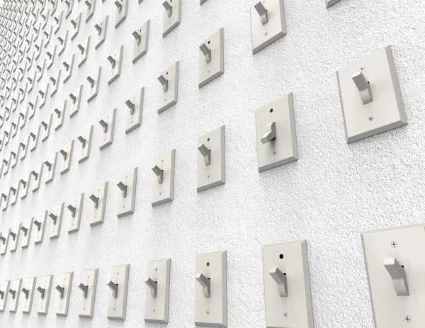 벽 스위치 — 스톡 사진