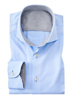 kırpma yolu ile beyaz bir arka plan üzerinde izole erkek gömlek