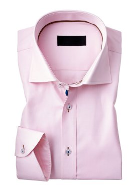 kırpma yolu ile beyaz bir arka plan üzerinde izole erkek gömlek