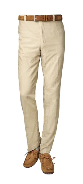 Pantalones para hombres aislados en blanco con camino de recorte — Foto de Stock