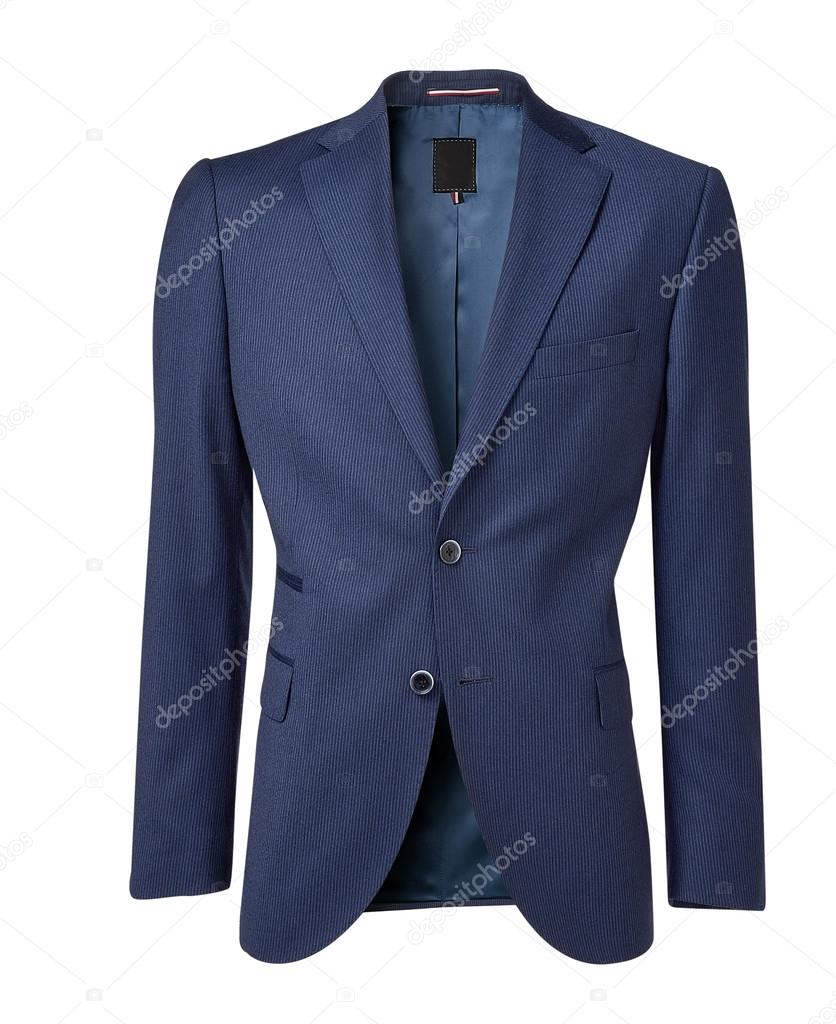 mens jacket isolated on white with clipping path