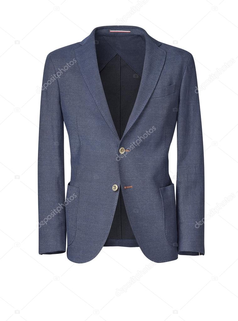 mens jacket isolated on white with clipping path