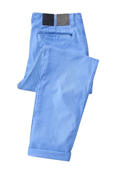 Pantalon pour homme isolé sur fond blanc avec chemin de coupe — Photo