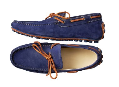 Beyaz kırpma yolu ile izole mens Ayakkabı