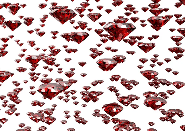 Diamant isoliert auf weißem Hintergrund mit Clipping-Pfad — Stockfoto