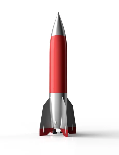 Missile isolated on a back ground with cilpping path — Stock Photo, Image