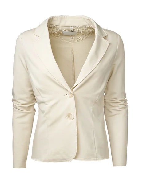 Женский пиджак изолирован на белом, вырезая путь — стоковое фото