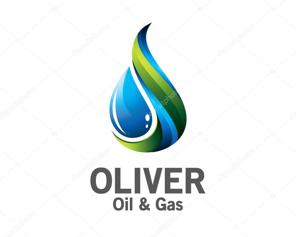 3D oil and gas logo design. Colorful 3D oil and gas logo vector template. oil and gas concept with 3D style design vector.