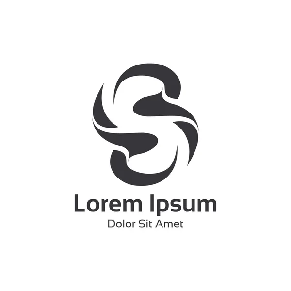 Carta corporativa de negócios S logotipo vetor de design. Logotipo colorido da letra S de 3D . —  Vetores de Stock