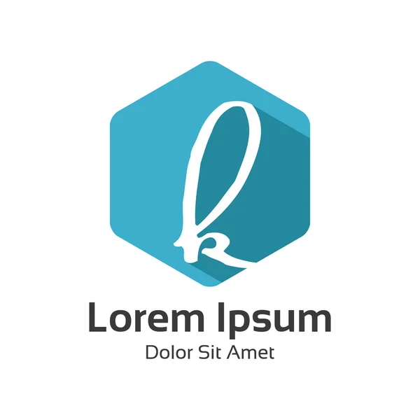Логотип літери K вектор дизайну плоскої довгої тіні . — стоковий вектор