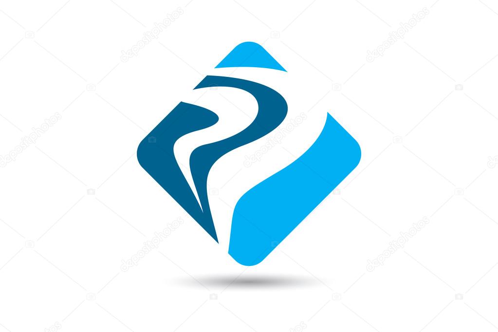 Letter p logo design vecor, letter p icon illustration.