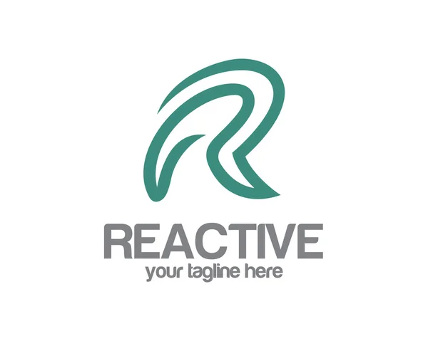 Business corporate letter R logo design template. Simple and cle Vector Graphics