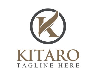 Business corporate letter K logo design vector. Colorful letter K logo vector template. Letter K logo for technology clipart