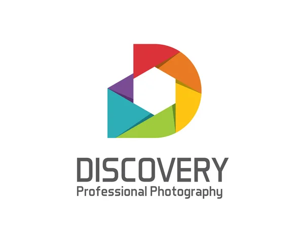 Photography logo design vector template. Camera lens symbol vector . Digital Photo  design vector. Simple clean design photography logo vector. — 图库矢量图片