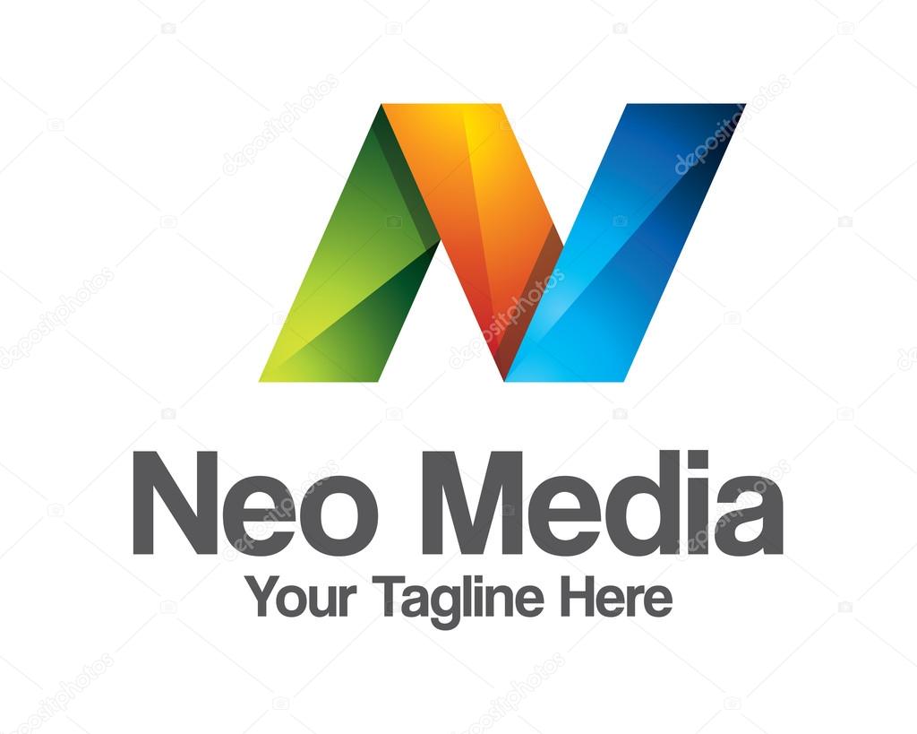 Business corporate letter N logo design vector. Colorful letter N logo vector template. Letter N logo for technology.