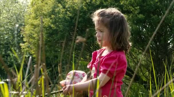 Clipe de pesca infantil # 5 — Vídeo de Stock