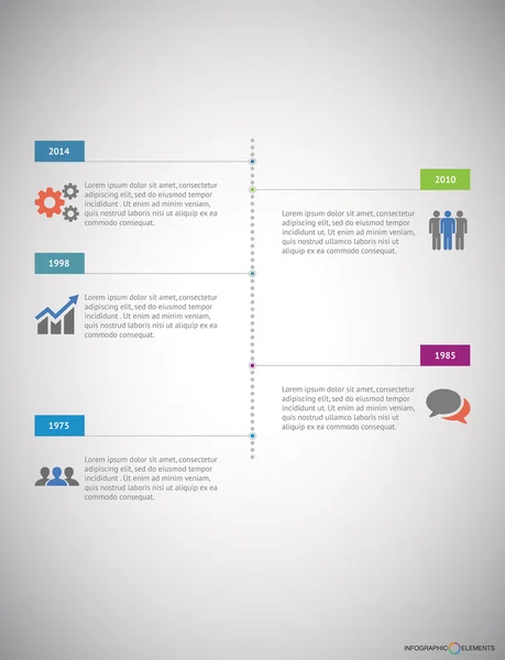 Infografía empresarial — Vector de stock