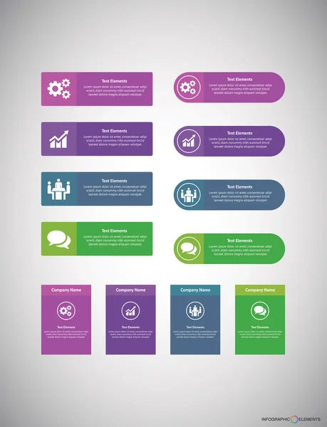 Infográfico de negócios — Vetor de Stock