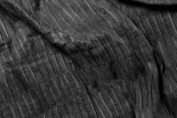 Büyüleyici bir siyah kumaş, giysi için kullanılabilen kumaş, başörtüsü için kumaş.