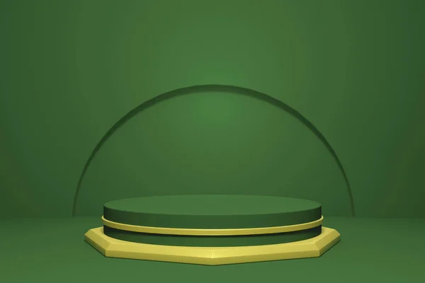 Ürünlerinizi sergilemek için 3D canlandırma sahnesi veya podyumu