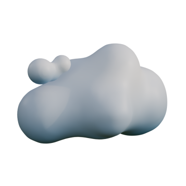 Açık, yumuşak ışıklı bir ortamda süzülen beyaz ve mavi bir bulutun yüksek kalite üç boyutlu görüntüsü. Yuvarlak biçimler ve nazik eğilimler, sakin ve modern bir estetik yaratıyor. Teknoloji görselleri, hava grafikleri, arka planlar ve dijital pazarlama için mükemmel..